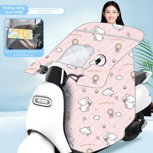 LUKSEN | Bao Che Xe Đạp Điện Chống Nắng và Nước cho Bố Mẹ và Trẻ Em