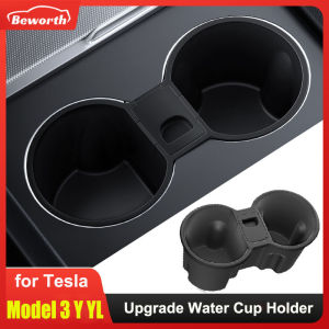 For Tesla Model 3 Y YL Juniper 2025-2020 2026 Launch Highlan Water Cup Holder Center Console Tidying Non-slip Interior Accessory