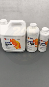 PORPOISE SAFE START 2 IN 1 AQUARIUM WATER CONDITIONER ANTI CHLORINE DECHLORINATOR 500ML 1L 1GAL
