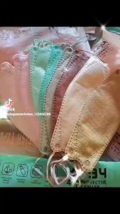 Túi 10 Cái Khẩu Trang KF94 Công Nghệ Hàn Quốc Nhiều Màu