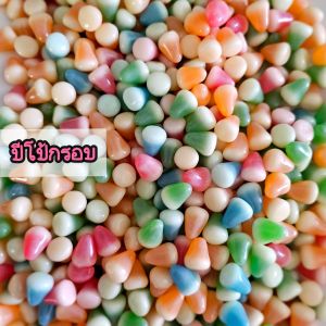 ปีโป้กรอบ รสผลไม้รวม ปีโป้อบกรอบ เคลือบน้ำตาลกรอบนอกหนึบใน