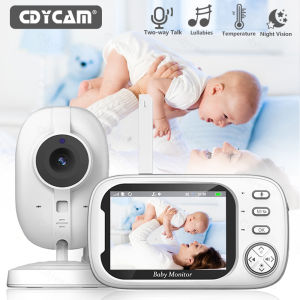ABM600 Baby Monitor With Camera  LCD Electronic Babysitter Wireless 2 Way Audio Talk Video Baby Nanny Device Upgraded Caregiver
