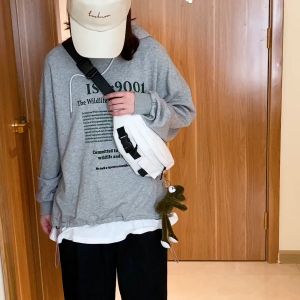 SAKURAFASHION #L338 Belt Bag Men and Women Style Korean Fashion Waist Pack Pocket Canvas Belt Bag For Men