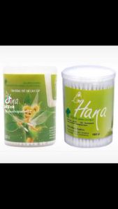[VN] Set 2 Hộp Tròn Tăm Bông Cao Cấp HANA 200 Que hai đầu que khác biệt dành cho trẻ sơ sinh và trẻ nhỏ