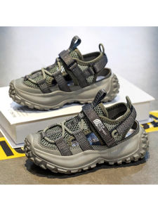 Boys Summer Sports Sandals Breathable Anti-slip Dad Shoes Hollow out Comfortable Rubber Sole All Stage Childrens Footwear