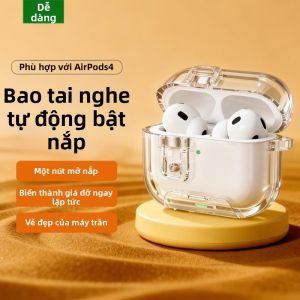 NUOPUCHI | Hộp Đựng Tai Nghe Bluetooth Trong Suốt Chống Sốc Chống Mất