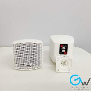 [1 Pair] 2.5" 6W JDM FS-202T 2.5 Inch Audio Wall Speaker With Bracket Satellite Speaker For Cafe Office School