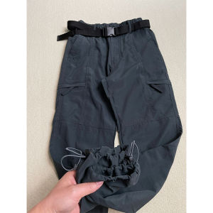 Waterproof Mens Climbing Pants Quick Dry Nylon Workwear Outdoor Mountain Climbing Trousers American Functional Style Casual Pants