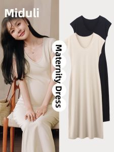 MIDULI | Pregnant Womens Large Size Summer Dress