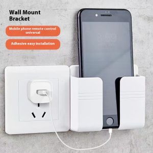 TV Máy điều hòa điều khiển từ xa lưu trữ Box treo tường Punch-Free sạc điện thoại di động chủ điều khiển từ xa Đế giữ