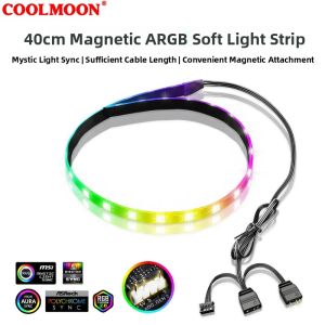 Magnetic Synced Neon RGB Computer Case Lighting