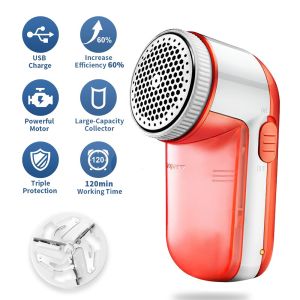 Electric Fabric Lint Remover Clothes Fuzz Pellet Trimmer Machine Portable Charge Fabric Shaver Hair Ball Trimmer