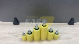 1Set Sliding Gate Top Guide Nylon Rollers With L Bracket Roller For Sliding Door