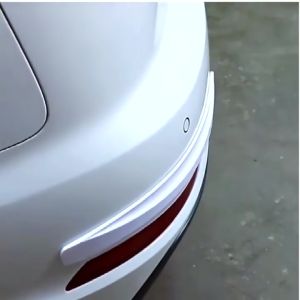 XYKJ Stiker Pelindungi Bemper Mobil 2 PCS Bumper Guard Carbon Pelindung Bumper Mobil Anti-Scratch Car Bumper Protector Guard Universal