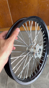 BỘ CĂM ĐÙM NIỀNG NHÔM DRAG TRƯỚC MẠ CROM BẢN 1.4*14 CHO INCH MIOLUVIASNOUVO ĐỜI 1 2 3XE ĐIỆN HAY XE KHÁC CẦN CHẾ CHÁO