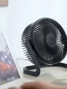 พัดลม USB 5/6 นิ้ว พกพา พัดลมตั้งโต๊ะ พัดลมพกพา พัดลมไฟฟ้า พัดลมมินิน้อง เสียงเบา การหมุน 360° ถอดทำความสะอาด พัดลมเหล็กดัด ลมแรง พัดลมหนักดัด
