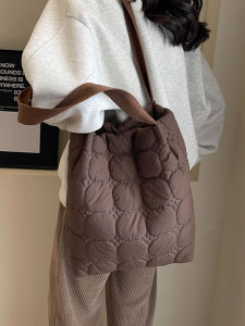 Túi Đeo Vai Dung Tích Lớn Thời Trang Cho Nữ Túi Đeo Vai Hình Đám Mây Túi Đeo Vai Vải Cotton Phong Cách Hàn Quốc Túi Đeo Vai Thường Ngày