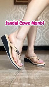 Go Pro Adventure Tiara L Sandal Jepit Dewasa Wanita Sendal Japit Wedges Spon Eva Super Ringan Anti Licin Fashion Modis Senal Jepit Size 37-40