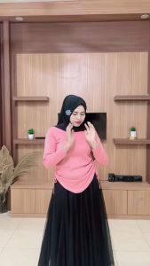 PAKET HEMAT 3PCS VALEN TOPBLOUSE TALI SERUT SAMPING KANAN KIRI MODEL KOREA-VALEN TOP BLOUSE WANITA
