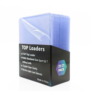 25PCS/BOX 35Pt TOP LOADER Business Card Protection Holder Set 3X4 Inch for Transparent Comic Hard Cardholder