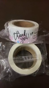Universal Thank You For Your Order Sticker TQ Stickers For Gift Box Package Decor Seal Label