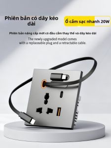jabra | Ổ Cắm Chuyển Đổi Giao Diện USB Nạp Điện Nhanh Công Suất Cao Tiêu Chuẩn Anh 13A