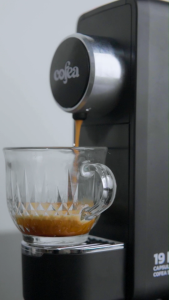 COFEA SOLINA+ Capsule Coffee Machine - Bundling Mesin Kopi Kapsul Portable Cofea The Explorer V08 & 1 Box Cofea Coffee Capsule