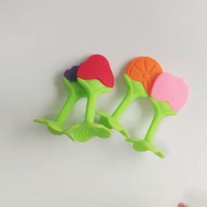 Sweetybayi Silicone Baby Teether Fruit Shape Teether Baby molar toy BPA FREE