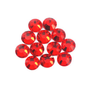 คุณภาพสูง Hotfix คริสตัลสยาม Hyacitnh SS6-SS20 เหล็กบน Strass กลับ Rhinestones สําหรับ DIY Nail Art เครื่องประดับทําอุปกรณ์