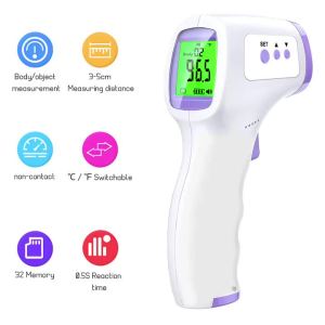 Nhiệt Kế Đo Trán Hồng Ngoại Không Tiếp Xúc Với Màn Hình Kỹ Thuật Số Dụng Cụ Đo Nhiệt Độ Cho Trẻ Sơ Sinh An Toàn Và Tốt Cho Sức Khỏe