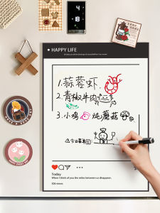 Magneit Bảng Để Bàn Đồ Trang Trí Nhà Sáng Tạo Mới 2025 Bảng Trắng Xóa Được Đính Kèm Vào Tủ Lạnh Bảng Để Lưu Thông Tin