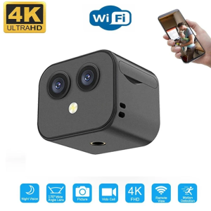 4K Mini Camera Wireless WiFi IP Camera Outdoor Cameras 4K Night Vision Smart Home Sports Monitor Built-in Battery