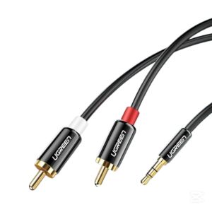 UGreen 3.5mm Male to 2RCA Male Cable 1M - (10749)