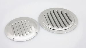 RYSJM | 316 Stainless Steel Marine Ventilation Louver Cover Plate Circular & Square Air Outlet Vent Hardware For Boat Yacht RV Camper
