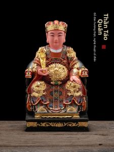 WANGJIXIANG | Tượng Thần Gia Đình Táo Quân Hương Xạ Hương Đàn Điêu Khắc và Vẽ