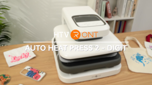 HTVRONT Auto Heat Press Machine V2 for T Shirts 15"x15" Smart Touch Screen Heat Press Machine with adjustable pressure Intelligent Heat Press for DTF Sublimation paper Vinyl Heat Transfer