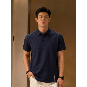 ZHUOCAN | Light and Breathable Mens White Linen T-Shirt