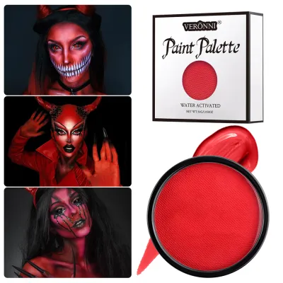 30g Water Activated Face and Body Paint KitNon-Toxic &Safe Face Painting Set Multiple combinations for CosplayHalloween Makeup