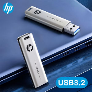 แฟลชไดรฟ์ HP USB3.2 ความจุ 32GB 64GB 128GB 256GB ความเร็วสูง ไดรฟ์เก็บข้อมูลภายนอกแบบโลหะ สำหรับพีซีและเดสก์ท็อป