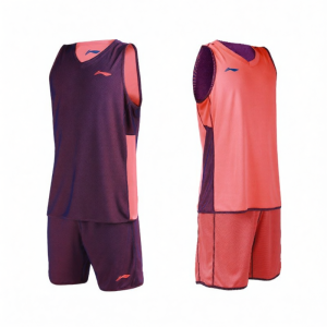 Li-Ning | Bộ Đồ Bóng Rổ Đôi Mặt Có Thể Tùy Chỉnh cho Nam và Thiếu Niên Phong Cách Mỹ