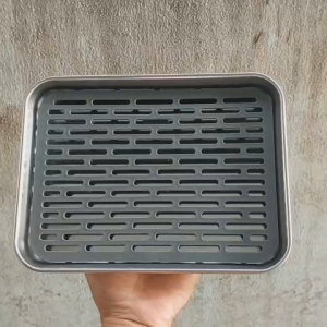 khay trà khay úp ly inox 304 mặt bằng nhựa 4 kích thước