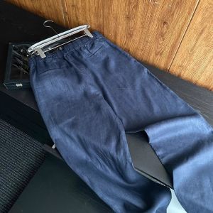 White Tencel Linen Loose Wide Leg Pants