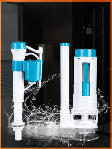 Closestool Fittings Inlet Valve Water Tank Water Stop Neutral Full Set Old-Fashioned Pumping Toilet Water Supply Machine Flushing Drainage