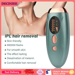 DECINIEE 990000 Flashes IPL Laser Hair Removal Device Professional Permanent Laser Epilator for Women Body Painless Hair Trimmer Epilator