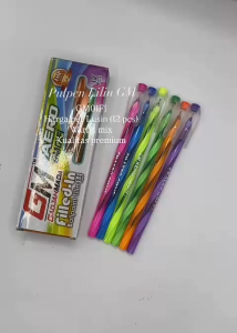 Pulpen Lilin GM GM01FI [PER LUSIN /12 PCS] / Pulpen Ulir Pulpen GM Pulpen Gadjah Mada