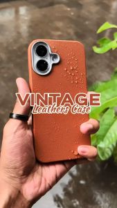Softcase Kasus Kulit Vintage Kompatibel untuk Xiaomi, Vivo & OPPO