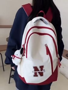 Bagbacks กระเป๋านักเรียนเกาหลี กันน้ำ ขนาดใหญ่ จุของได้เยอะ กระเป๋านักเรียน นักศึกษา กระเป๋าเป้สะพายหลัง น่ารักที่มีคุณภาพสูง