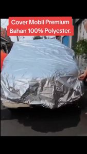 Sarung Cover Mobil HYUNDAI GETZ Premium Bahan 100% Polyester Anti Luntur aman Untuk Mobil Putih
