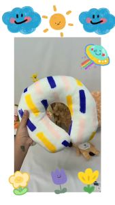 หมอนรองคอตัวยู หมอนรองคอ ไม่มีกระดุม อเนกประสงค์ พกพาสะดวก หมอน ใยสังเคราะห์โพลีเอสเตอร์ โรงงานผลิตเอง ราคาขายส่ง