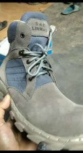 Sepatu LINMAS ABU Model Terbaru Tinggi Pendek Produsen Termurah